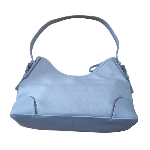 Fossil Womens Butterfly and Floral Embroidered Zip Closure Shoulder Bag - Picture 2 of 7